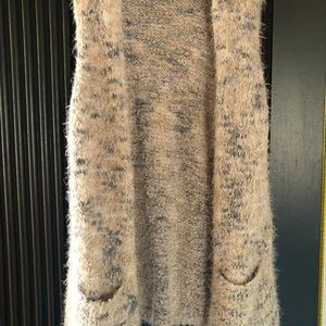 Olivia Sky Fuzzy Fur Vest